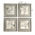 thumbnail image 3 of Uttermost Divination Wood Glass Paper Abstract Art in Gray/Off White (Set of 4), 3 of 6