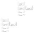 thumbnail image 3 of Advancent 5 Pieces Plastic T-Shirt Ruler Center Alignment Fabric Design Guide Tool DIY Crafter Sewing Pattern for Beginners 5 reglas con cinta 2piezas, 3 of 6