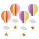thumbnail image 2 of 4 adornos de fondo con globos aerostáticos para decoración de pared de cumpleaños, decoraciones colgantes de nubes para fiestas infantiles, decoración de aulas, centros de mesa con globos aerostátic, 2 of 4
