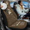 thumbnail image 2 of Uorisanigo Car Seat Covers Automotive Interior Front Seats Only Accessories Washable My Side & Dog Side Print Bucket Seat Cover Protection Universal Fit Cars Trucks and SUV, 2 of 7