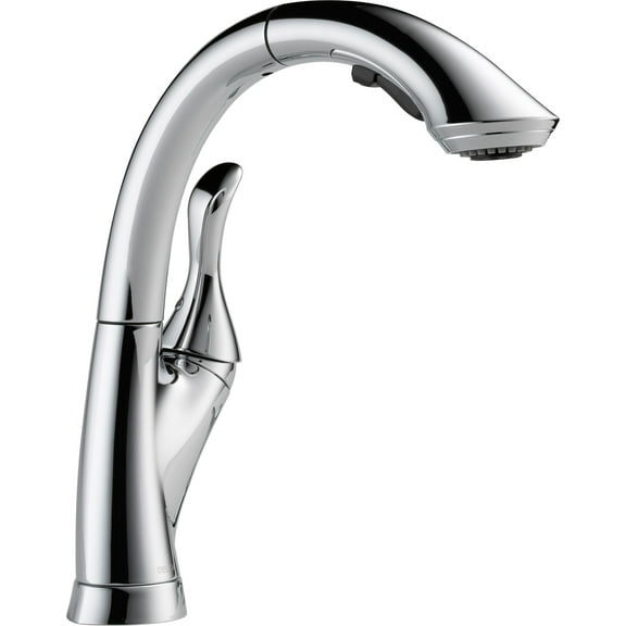 Delta Linden Single Handle Pull-Out Kitchen Faucet, Chrome