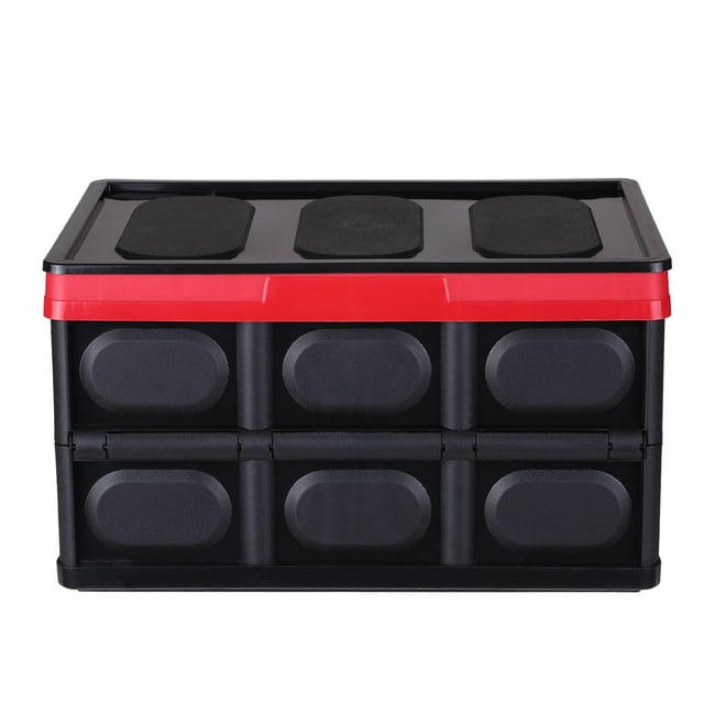 Yeacher Boîte de Rangement Multifonctionnelle Caisse Pliante Pliable Contenant Boîte Bac de Rangement Empilable Boîte Pliable Panier à Linge