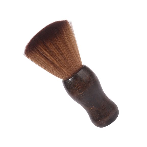 Aellinatey Soft Bristle Neck Duster for Haircut Clean Up Natural Wood Barber Brushes