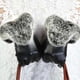 thumbnail image 5 of Velvets Imitation Rabbits Fur PU Gloves Comfortable Breathable Gloves for Women Girls, 5 of 5