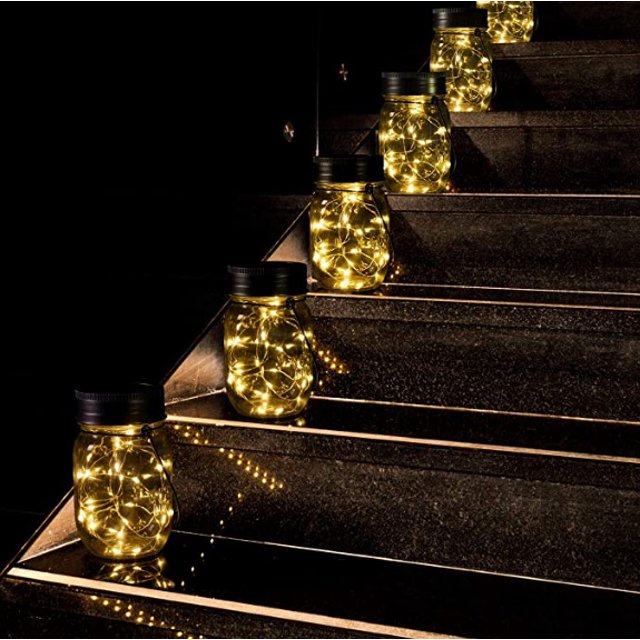Luces de farol solar para exteriores, 6 uds. 15 luces de farol solares colgantes para exteriores para jardín, terraza, patio, garaje e interior Active Biensenido a ACTIVE