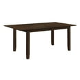 thumbnail image 2 of Monarch Specialties I 1331 - Dining Table, 78" Rectangular, 18" Extension Panel, Veneer Top, Solid Wood Legs, Brown Veneer, Transitional, 2 of 5