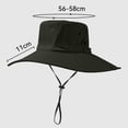 thumbnail image 4 of Bpyeka Men's Wide Brim Sun Hat, UPF 50+ Polyester Fishing & Hiking Bucket Hat, One Size, 4 of 6