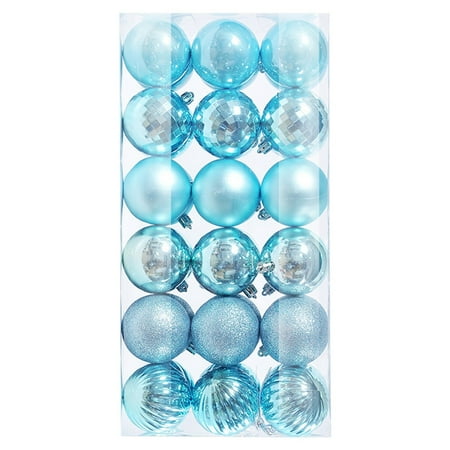 

NN 36Pcs Christmas Balls Ornaments For Xmas Christmas Tree Shatterproof Christmas Tree Decorations Hanging Ball For Holiday Wedding Party Decoration Chandelier Crystals Ball