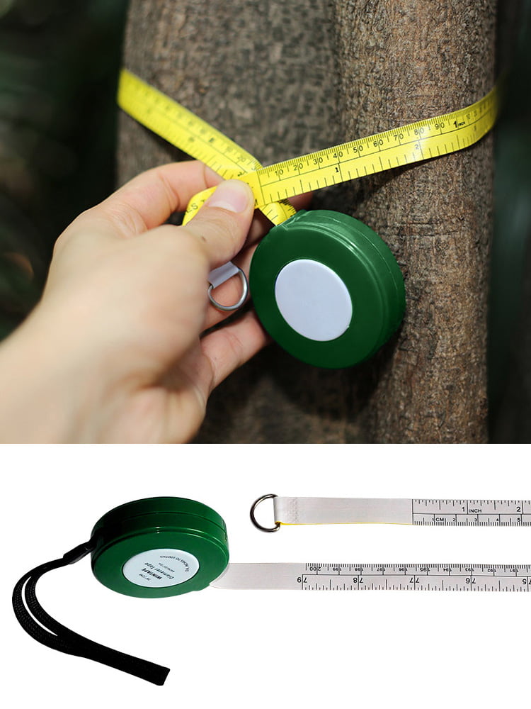 Tree Diameter Tape 79 inch PVC Soft Retractable Measuring Tape
