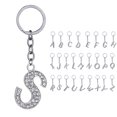 thumbnail image 2 of Porte-clés Design Strass A à Z Pendentif Porte-Clés pour Décoration de Sac à Main, 2 of 8