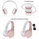 thumbnail image 5 of Auriculares Andoer Over Ear Auriculares inalámbricos BT con micrófono Auriculares de música con cable de 3,5 mm Diadema plegable Ranura para tarjeta TF Radio FM para teléfono móvil PC Laptop (Oro rosa Andoer Auriculares, 5 of 7