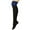 Blue and Black, variant on Wrapables® Women's Two-Tone Knee High Boot Socks, Brown and Black