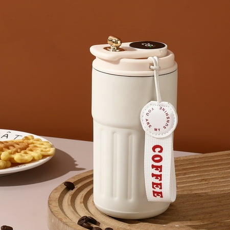 

Qwtwty Reusable Water Bottle Mug Double Layer 450ML Vacuum Mini Insulated Mug 304 Stainless Steel Red Wine Mug on Clearance