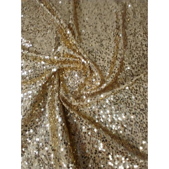 Sedona Designz 55” Wide Rain Drop Sequin Taffeta Fabric – Sparkling Sequin Fabric for Backdrops, Tablecloths, Runners, Curtains, Wedding & Party Decor – 1/5” Sequins