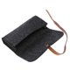 thumbnail image 4 of BRIGHTFUFU Estuche portátil para anteojos de fieltro, bolsa de almacenamiento para gafas de sol, estuche para lápices de lana, estuche para maquillaje, estuche para cosméticos (gris oscuro), 4 of 7