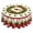 E, variant on Christmas Round Tablecloth, Xmas Holiday Decorative Round Table Cover, Christmas Pattern Table Runner for Dining Table