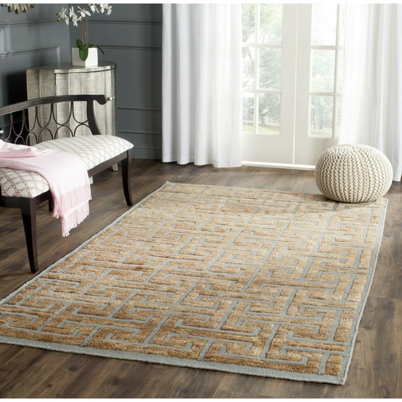 SAFAVIEH Tangier Dean Geometric Area Rug, Grey/Beige, 5' x 8'