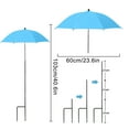 thumbnail image 5 of Opehuo Plant Umbrellas for Outdoor Plants,Garden Umbrella Shade for Potted Plants and Garden Beds,Provide Shade to ‌Defend Plants From Blazing Sun,Blue, 5 of 6