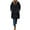 Black, variant on Women's 2026 Long Hooded Puffer Coat, Mid-Length Oversized Jacket, Thick Cotton Filled Parka, Multi-Pocket Winter Coat, Casual Korean Style Coat Black L