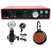 Focusrite SCARLETT 6I6 2nd G 192kHz USB Audio Recording Interface+Mic+Speaker