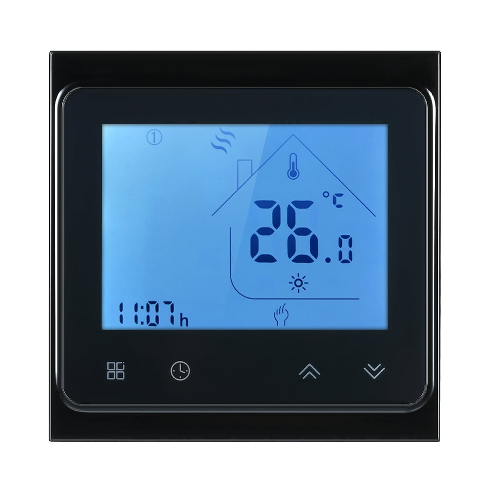 Dry Contact Gas Boiler Heating Thermostat with Touchscreen LCD Display
