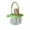 Green, variant on PEIBang Easter Tote Bags,Easter Bunny Bag with Handle,Bunny Basket Bag Candy Gift Bags for Easter Party Favor