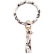 thumbnail image 2 of Llaveros para mujer, llavero de billetera, llavero de auto, llavero lindo, tendencia de moda, pulsera de cuero grande, llavero redondo con borla, anillo, joyería, pulsera, llavero, brazalete., 2 of 2