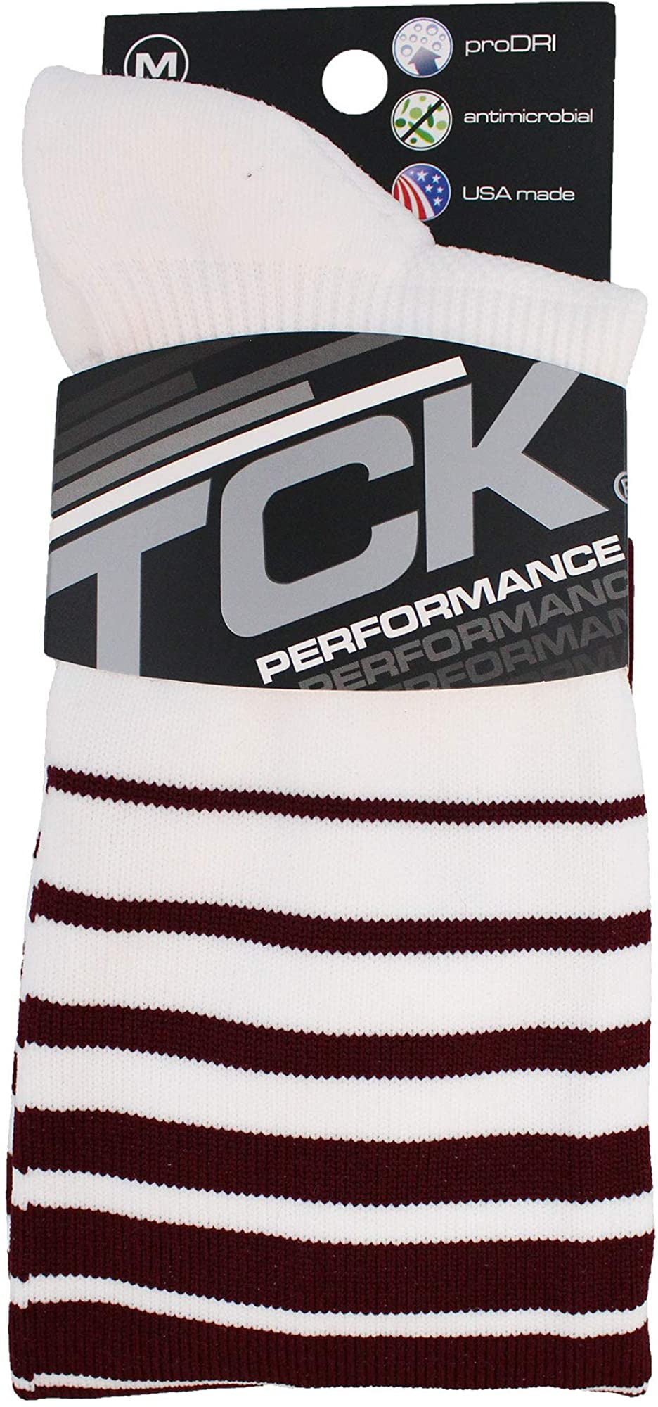 Multiple Colors TCK Sports Elite Breaker Soccer Socks with Extra Cross-Stretch for Shin Guards