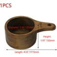 thumbnail image 2 of Xqif 1Pcs Wooden Measuring Cup 1/2 Cup Baking and Cooking Measuring Cup Natural Wood Measuring Cup for Dry and Liquid Ingredients, Home Kitchen Accessories A709, 2 of 5