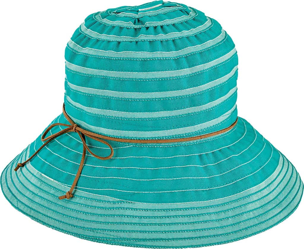 Women's San Diego Hat Company Packable Ribbon Crusher Medium Brim Hat