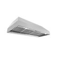 thumbnail image 3 of Akicon Range Hood 48 Inch, 1200 CFM Stainless Steel Range Hood Insert with 4 Speed Control, 2-LED Lights & Nightlight, Baffle Filters, 3 of 11