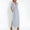Gray, variant on ITSAME Women's Maxi Dress, V-Neck Elastic Waist Short Sleeve Summer Casual Formal Long Dresses Gray 3XL