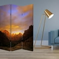 thumbnail image 3 of 1" x 48" x 72" Multi Color Wood Canvas Desert  Screen, 3 of 3