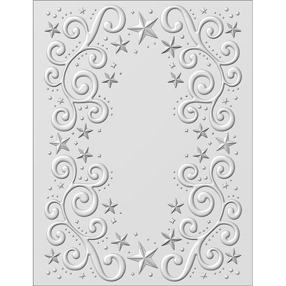 Creative Expressions EF3D006 Twinkle Swirl Embossing Folder - Walmart.com
