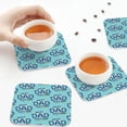 thumbnail image 4 of Leather Coasters with Heat-resistant for Drinks, Best Dad Ever Cup Coasters Cup Pad Mat for Tabletop Protection, Coffee Table, Office Desk and Housewarming Gift, 4 of 5