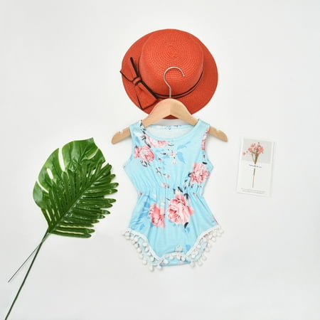 

Mother And Daughter New Floral Print Suspender Waist Jumpsuit Playsuits Family