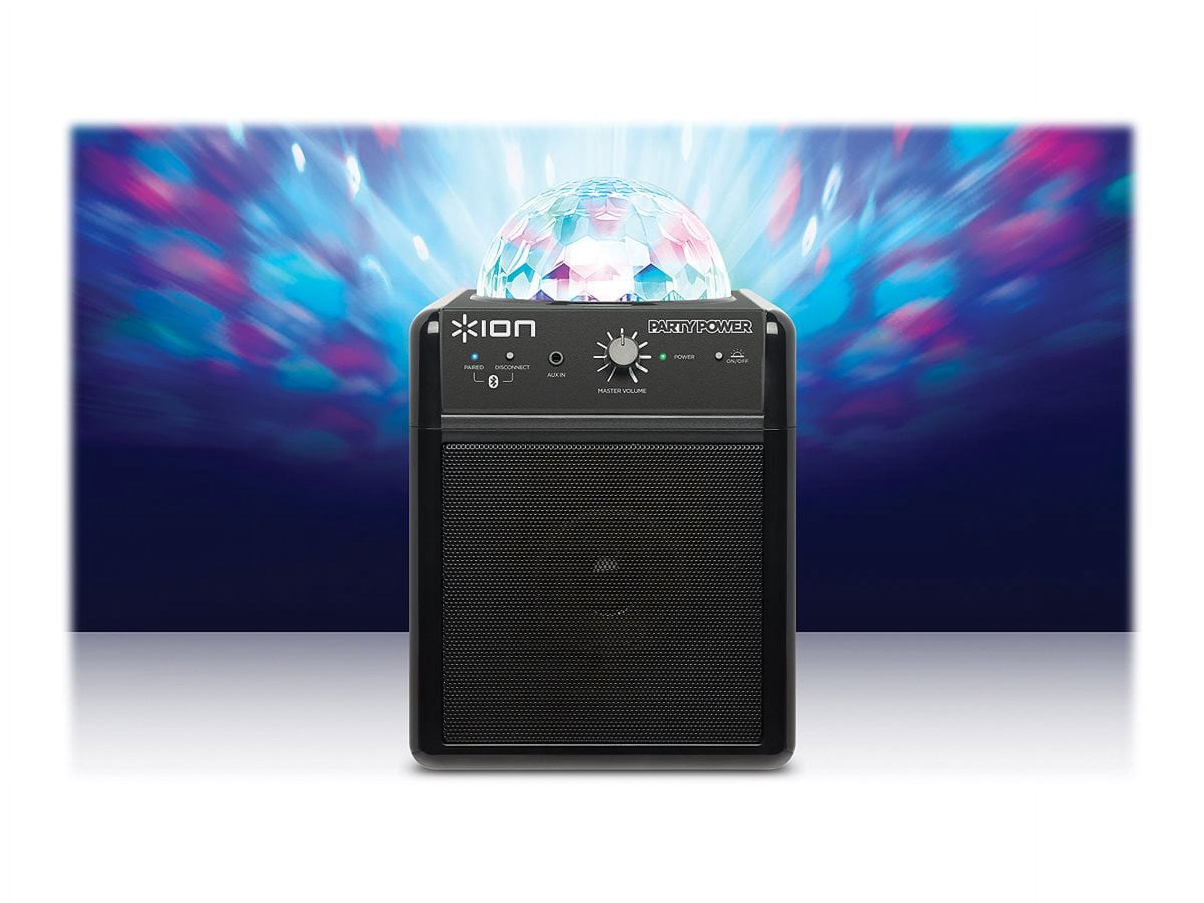 Ion Audio IPA19C Party Power Portable Wireless Speaker System with Party Lights