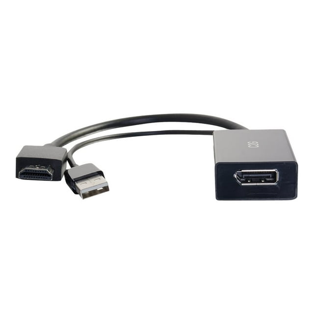 C2G 4K HDMI to DisplayPort Adapter - HDMI to DP Active Video Adapter - M/F - Video converter - HDMI - HDMI - black