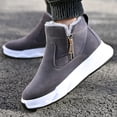 thumbnail image 5 of NOKIO Men'S Plush-Lined Cold Weather Boots Men's Winter Warm Plus Velvet Thick Snow Boots High Top Men's Boots Zipper Cotton Boots Cotton Shoes Men'S Anti-Cold Snow Boots, 5 of 5