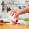 thumbnail image 3 of Recipiente para preparación de comidas Ankou, 400 ml, juego de 4 unidades, plástico Tritan, color rosa, 3 of 6
