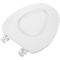GAXIRE Universal Replacement Toilet Seat 17.3x13.8x1.6in, Bathroom Toilet Lid with Soft-Close, Easy Install