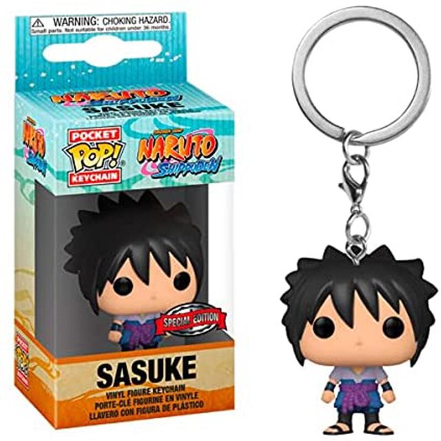 Figuras de acción de Naruto, Sasuke, Kakashi, Kurama, modelo de juguete, llavero Fivean Figuras de anime