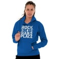 thumbnail image 4 of Caught Between Rock Me Hard Place Unisex Plus Size Hoodie Brisco Brands 4X, 4 of 6