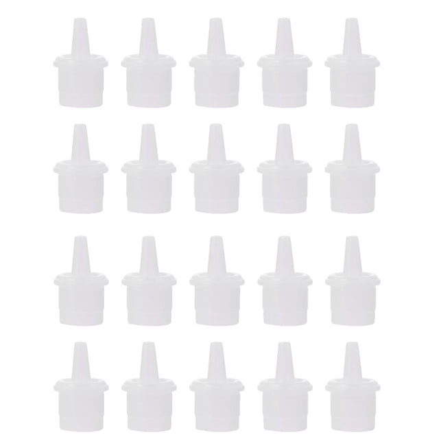 LEEYNEER60 Pcs Embouts de Bouteille de Colle à Cils Embouts de Remplacement de Bouteille de Colle à Cils