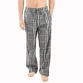 thumbnail image 1 of Comfy Lifestyle Men's Plaid Fleece Soft Warm Pajama Pants Bottoms Sleepwear, 1 of 3