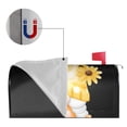 thumbnail image 3 of Bingfone Sunflower Gnomes 3 Magnetic Mailbox Cover Standard Size for Garden Yard Outdoor Decorations-21x18 in, 3 of 7