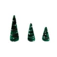 thumbnail image 2 of Byujiro Mini Christmas Tree for Tabletop Christmas Velvet Ornaments 3 Piece Set Christmas Tree Tray Table Shelf Ornaments Scene Decoration Decorations Portable Holiday Tree Christmas Decorations, 2 of 6