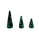 thumbnail image 2 of Adornos navideños, regalos navideños, juego de 3 adornos navideños de terciopelo, bandeja para árbol de Navidad, estante para mesa, decoración de escenas, bandeja de tela, 2 of 6