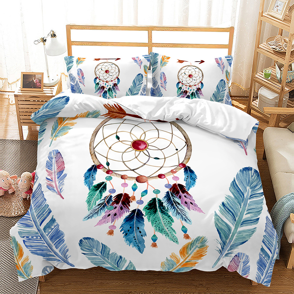 Dream Catcher Quilt Cover Soft Duvet Cover Set 3D Bedding Cover Set