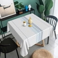 thumbnail image 6 of Tchckioa Boho Square Tablecloth,Waterproof Table Cloth for Kitchen,60x60 Inch,White, 6 of 6